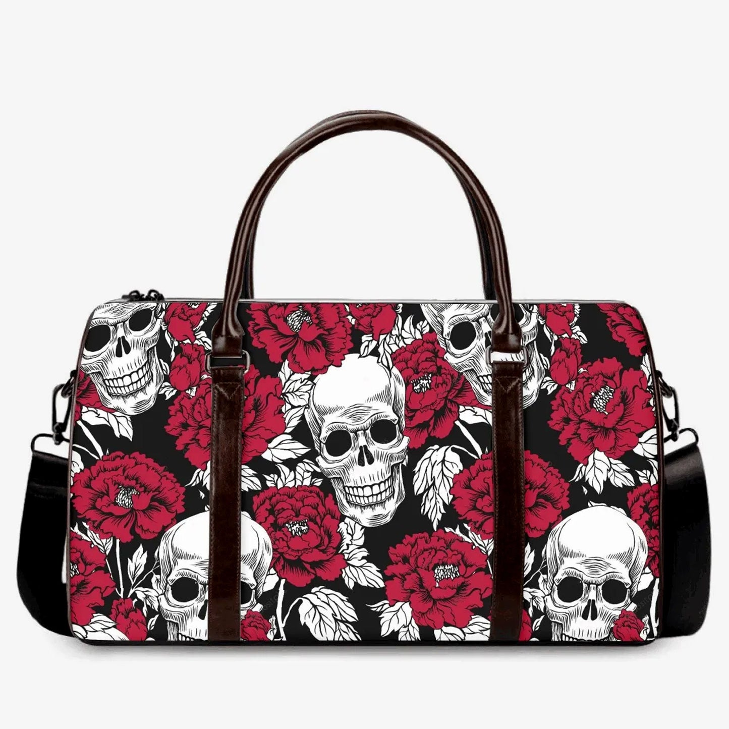 Sugar skull duffel bag, mexico large travel bag, day of the dead shoulder bag, day of the dead monogrammed bag, candy skull Vacation Holiday