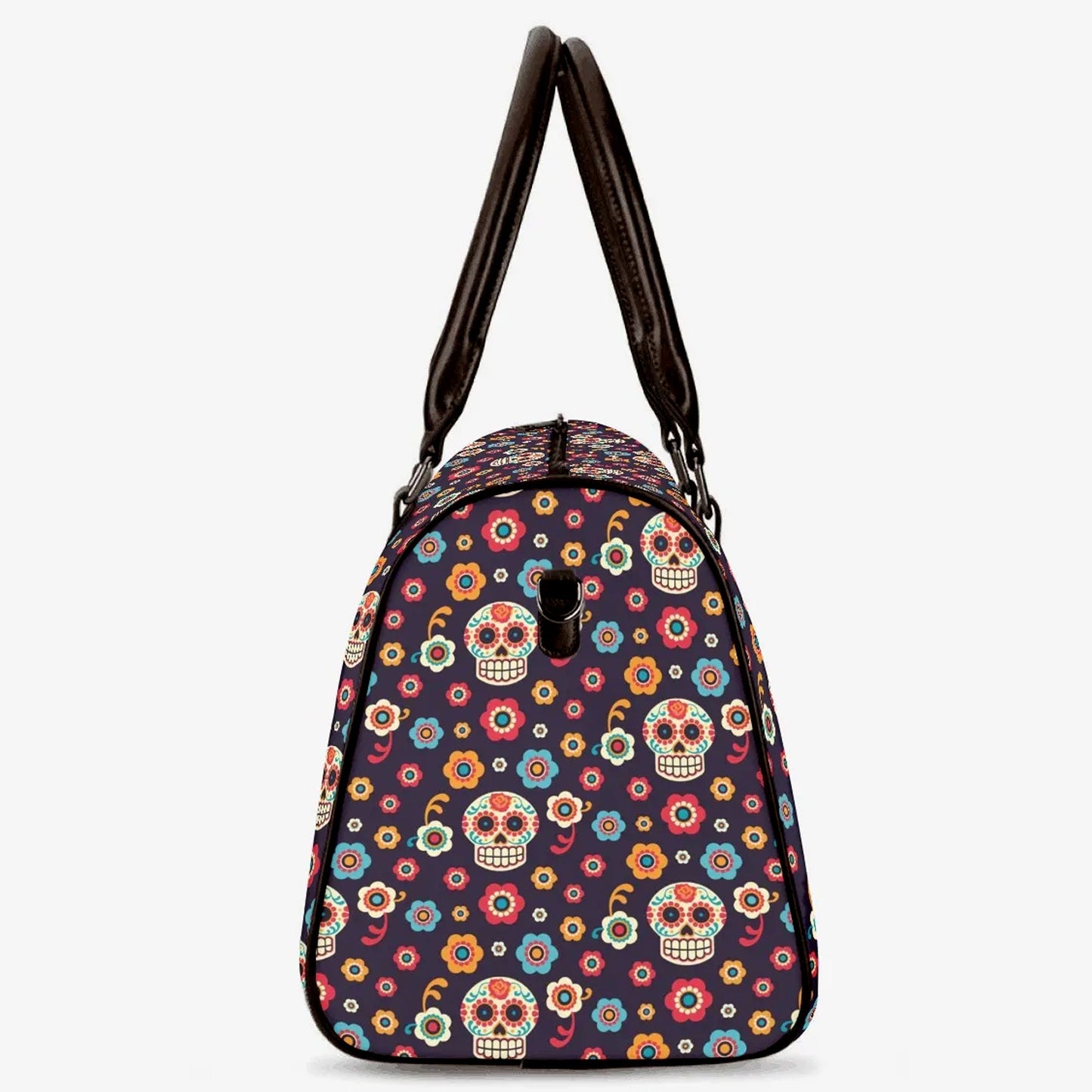 Sugar skull girl weekender bags dia de los muertos skull Hospital Bag dia de los muertos skull Carry on Weekender Overnight Bag shoulder bag