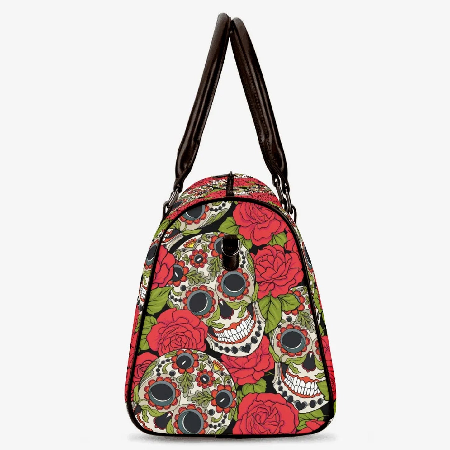 Calaveras skull travel bag, dia de los muertos skull weekender bags, dia de los muertos skull travel bag, sugar skull Carry On Bag handbag