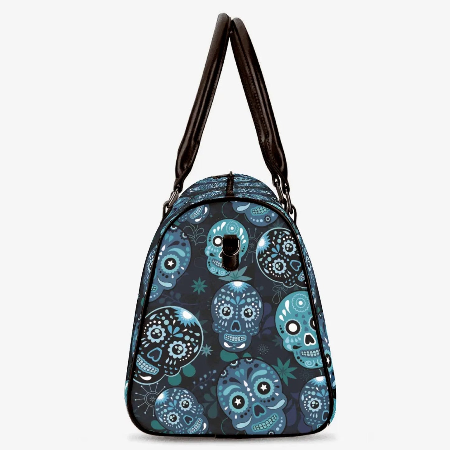 Candy skull large travel bag, day of the dead Vacation Holidays Travel Bag, floral skull Hospital Bag, candy skull Overnight Bag, candy bag