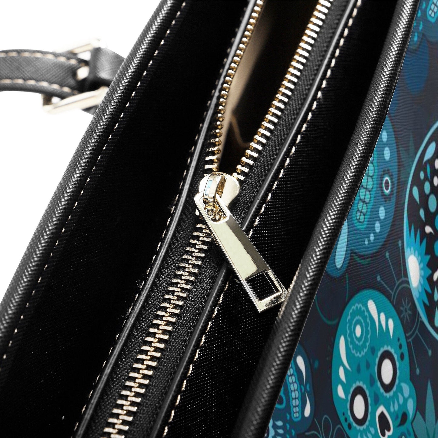Candy skull travel bag, dia de los muertos skull handbag, floral sugar skull long wallet, cinco de mayo skull wallet, calaveras skull bags