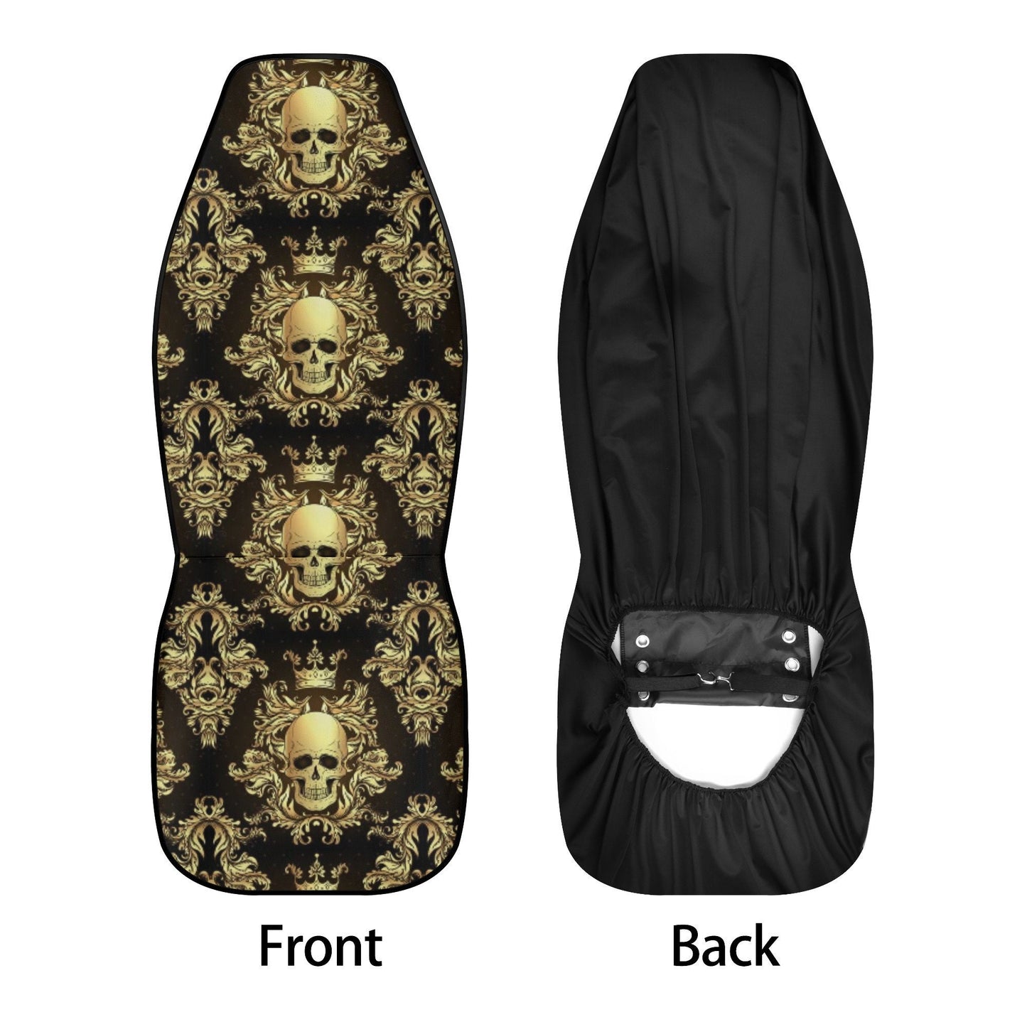 Skeleton seat cover for car, gothic skull car floor mat, grim reaper car seat cover, rose skull truck seat cover, skeleton car seat covers