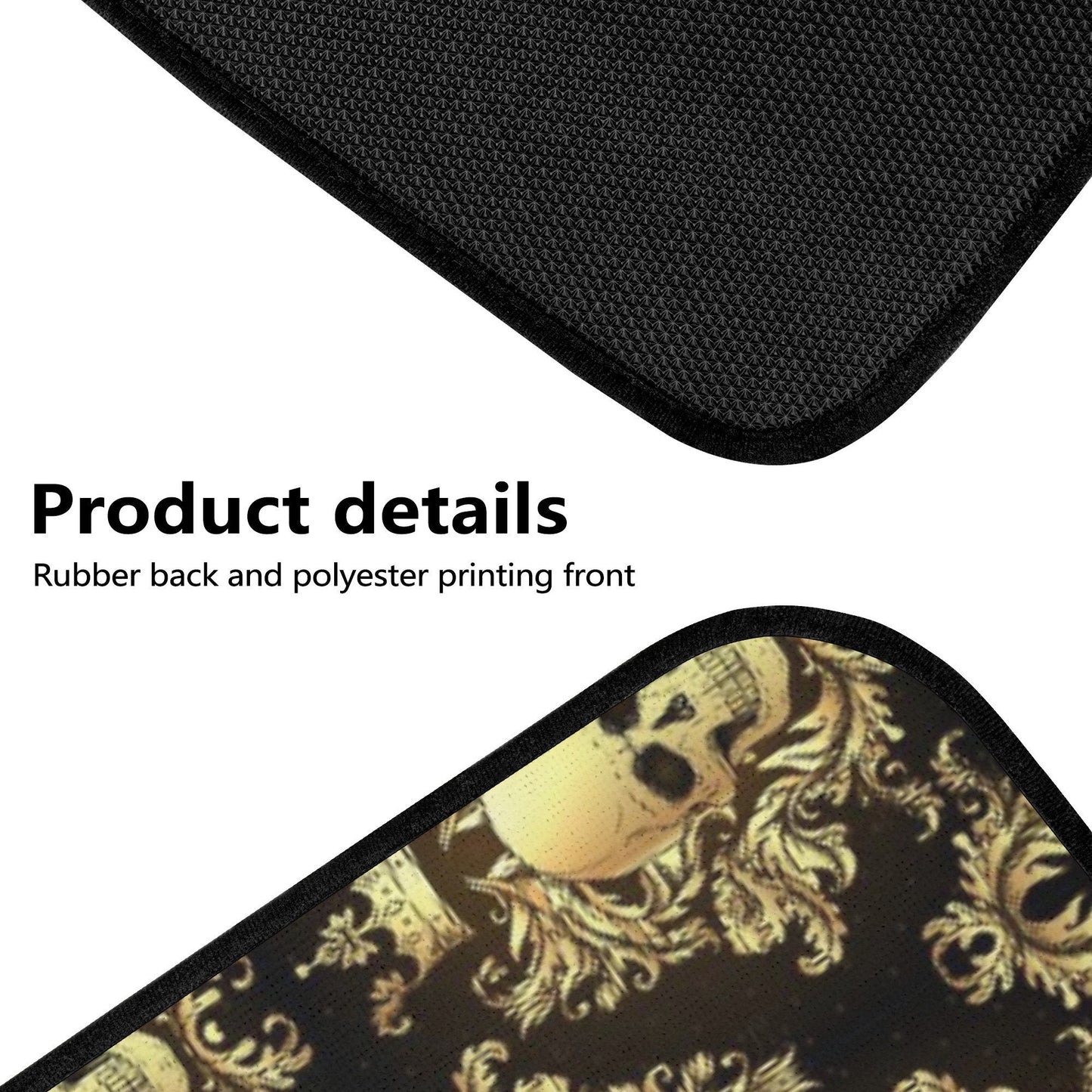 Skeleton seat cover for car, gothic skull car floor mat, grim reaper car seat cover, rose skull truck seat cover, skeleton car seat covers