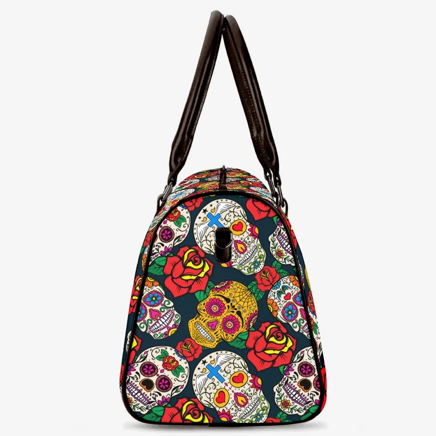 Dia de los muertos skull Vacation Holidays Travel Bag, sugar skull Carry On Bag, calaveras skull Hospital Bag candy skull travel bag handbag
