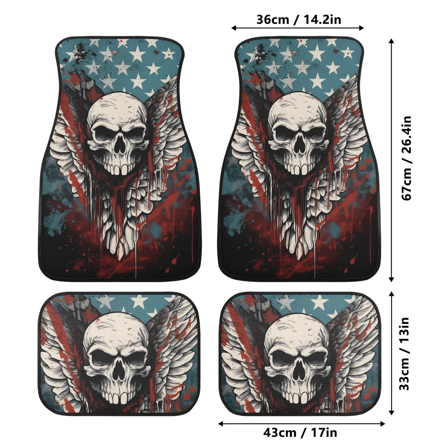 Skull car seat tool, biker skull car protector, flame skull car rug, evil car seat protector cover, gothic skull car tool rose skull car mat
