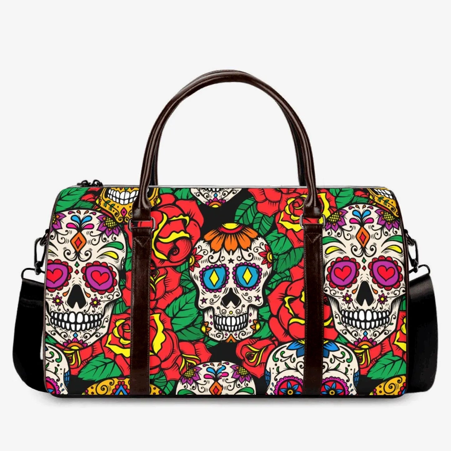 Cinco de mayo skull Hospital Bag, candy skull Overnight Bag, dia de los muertos skull Vacation Holidays Travel Bag, cinco de mayo skull bag