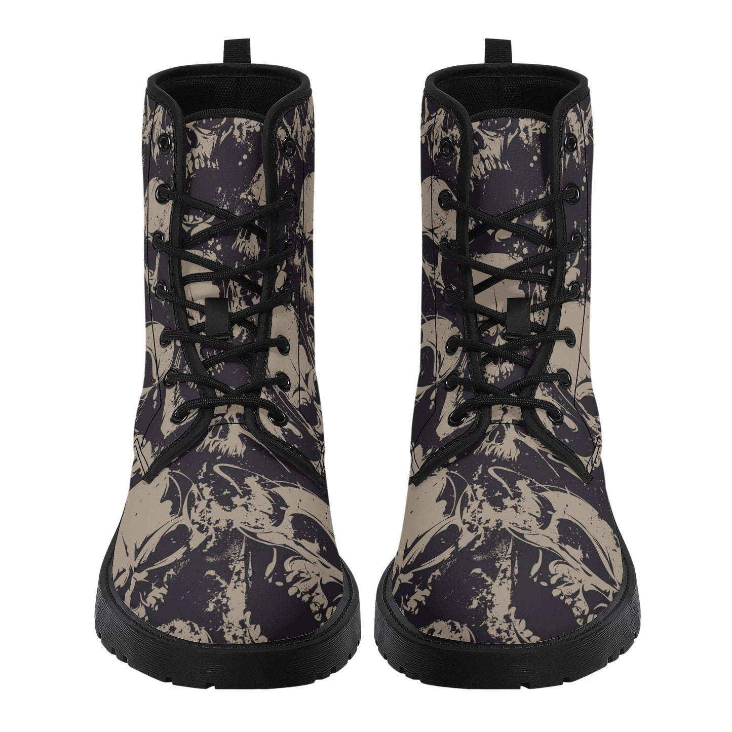 Evil men women boots, death skull boots for men women, halloween shoes, flaming skull boots for men women goth unisex shoes motorcycle boots
