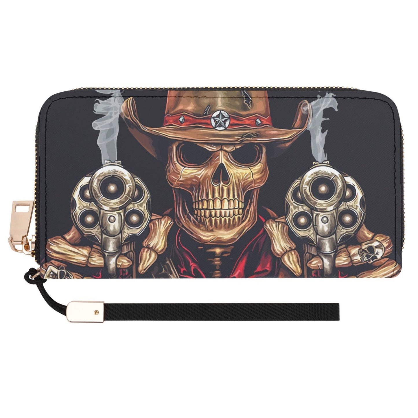 Flaming skull cosmetic wallet, flower skull shoulder bag, evil cosmetic wallet, flame skull purse, grim reaper cosmetic wallet, horror bags