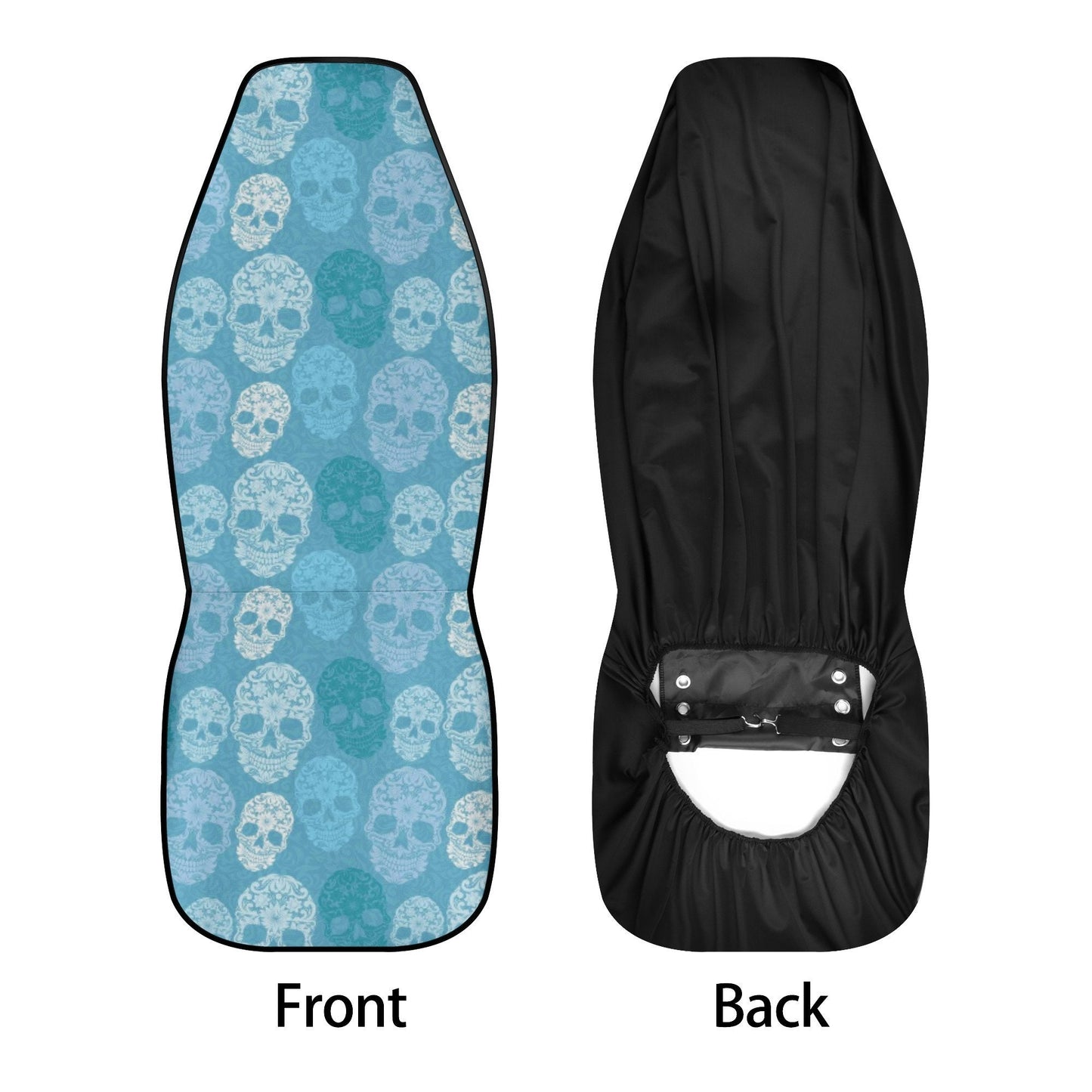 Sugar skull car accessories, mexican skull car protector, dia de los muertos skull car mat, sugar skull girl car seat cover car truck mats