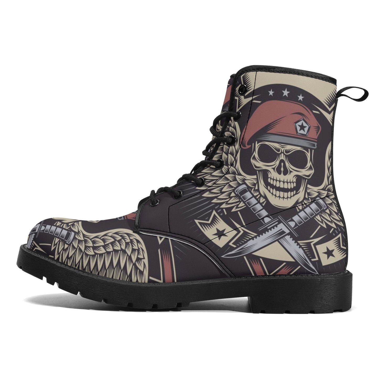 Reaper skull boots for men women, gothic skull men women shoes, skull winter boots, death skull shoes gothic skull unisex boots, biker boots