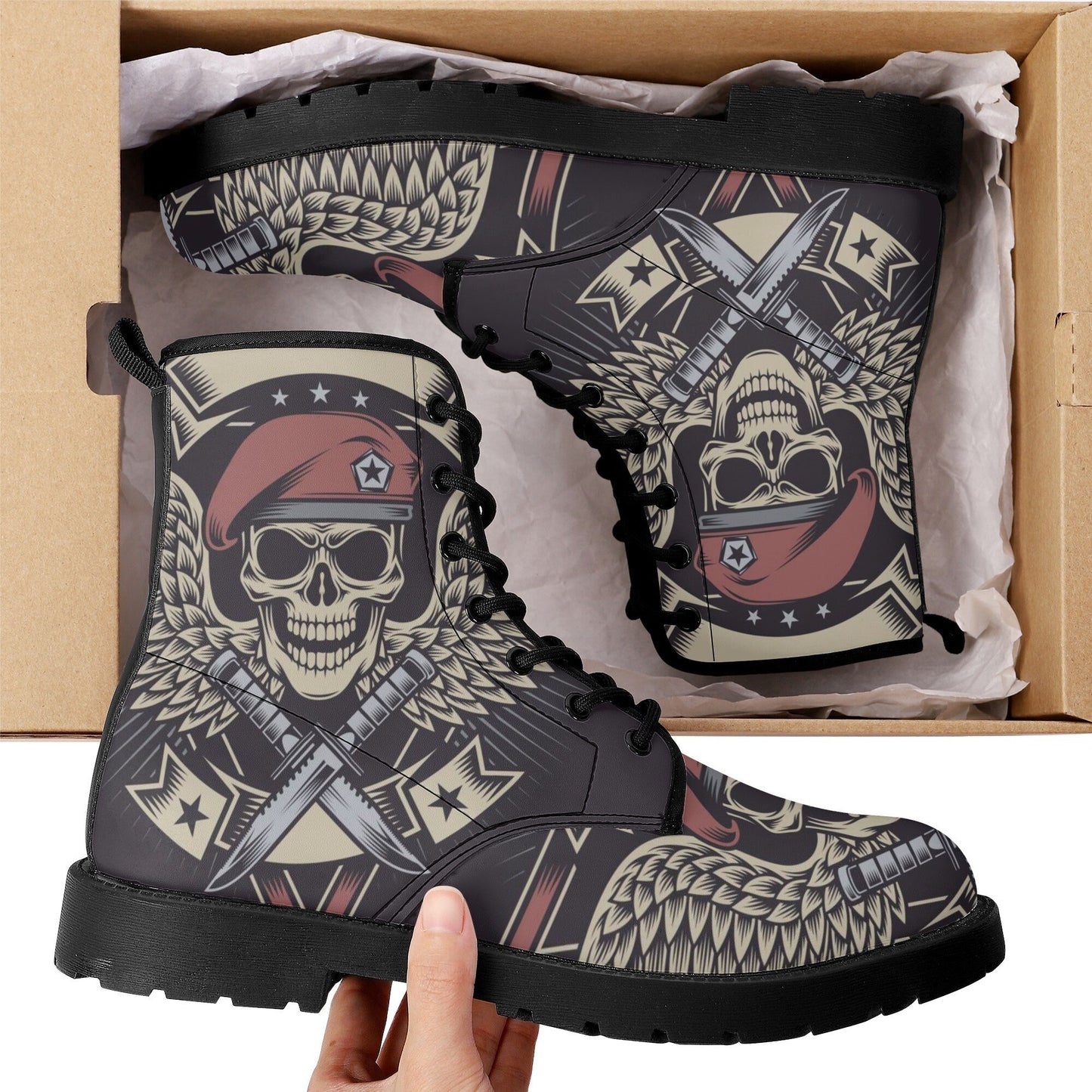 Reaper skull boots for men women, gothic skull men women shoes, skull winter boots, death skull shoes gothic skull unisex boots, biker boots