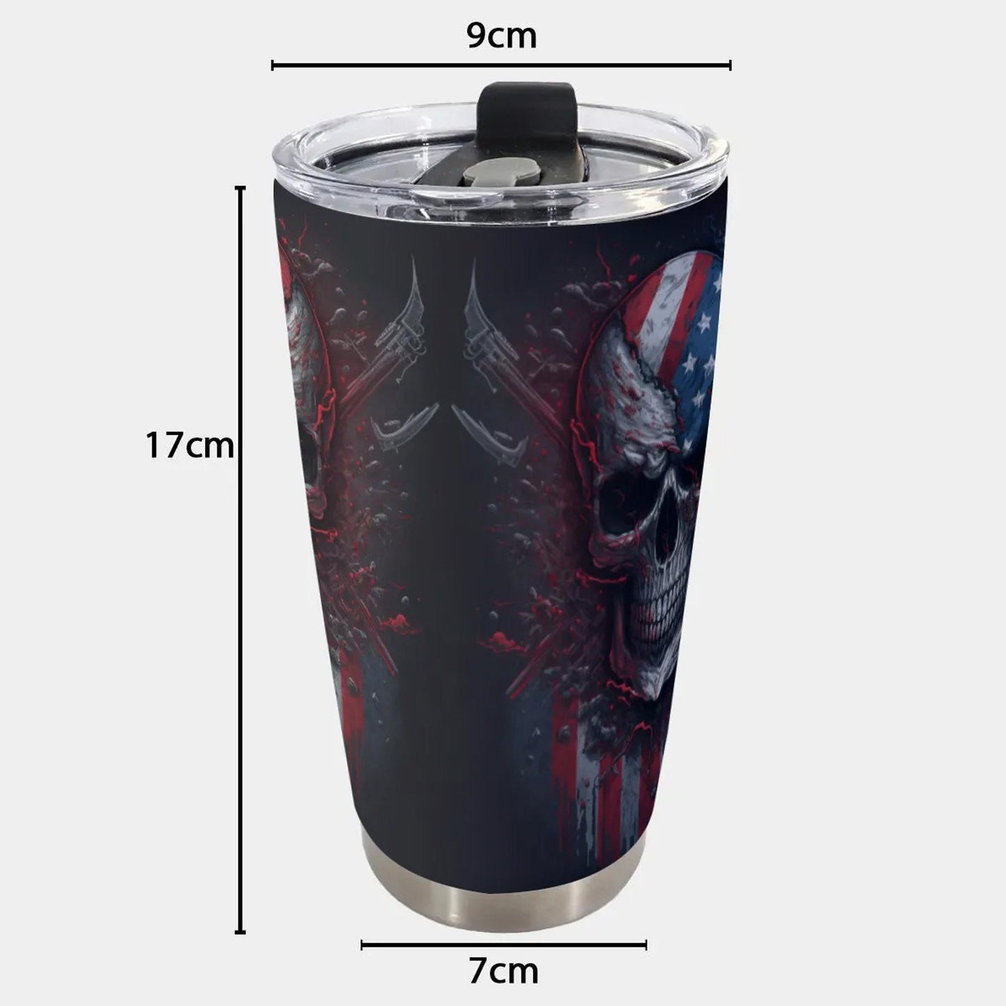 Christmas skull tumbler cup mug, flower skull mug, punisher skull cup, flame skull mug, rose skull mug biker skull beer mug floral skull cup