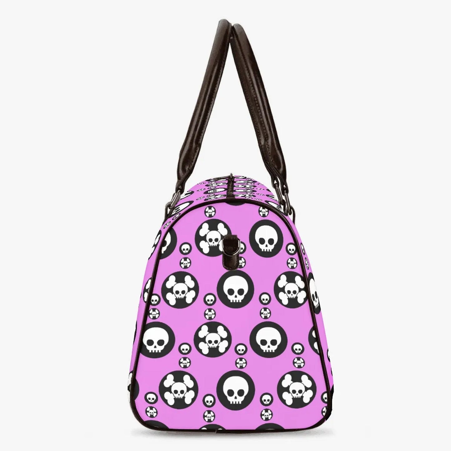 Horror Canvas Weekend Travel Bag, skeleton Carry On Bag, gothic skull Carry On Bag, gothic skull travel bag skull in fire travel bag luggage