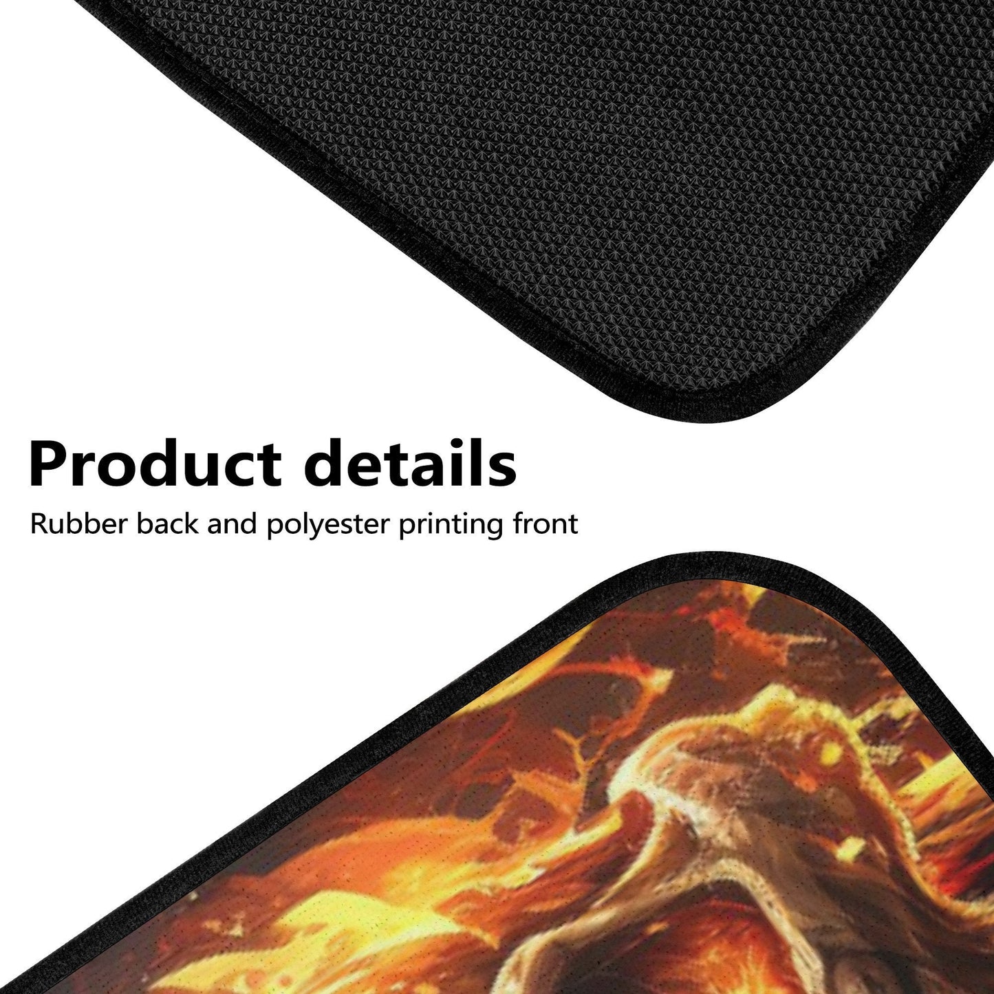 Flaming skull mat for vehicles, floral skull seat cover for truck, skeleton car mat, floral skull car mat flooring, floral skull mat for veh