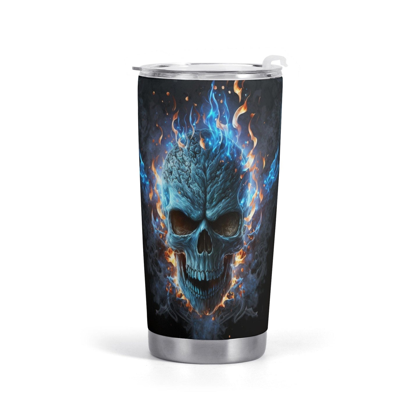 Horror beer mug, reaper skull jumbo Mug, evil tumbler, skull freezer Mug, horror jumbo Mug, hooded skull freezer Mug, skull cup, halloween c