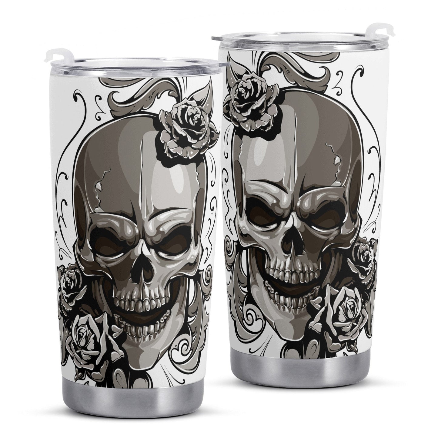 Halloween coffee mug, gothic skull jumbo Mug, horror tumblr, motorcycle skull tumbler cup mug, halloween tumbler cup mug, flaming skull tumb