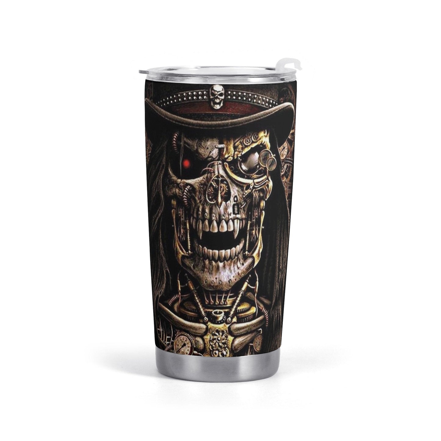 Death skull tumbler, flaming skull coffee mug, christmas skull cup, motorcycle skull coffee mug, flame skull tumbler, skull tumblr, grim rea