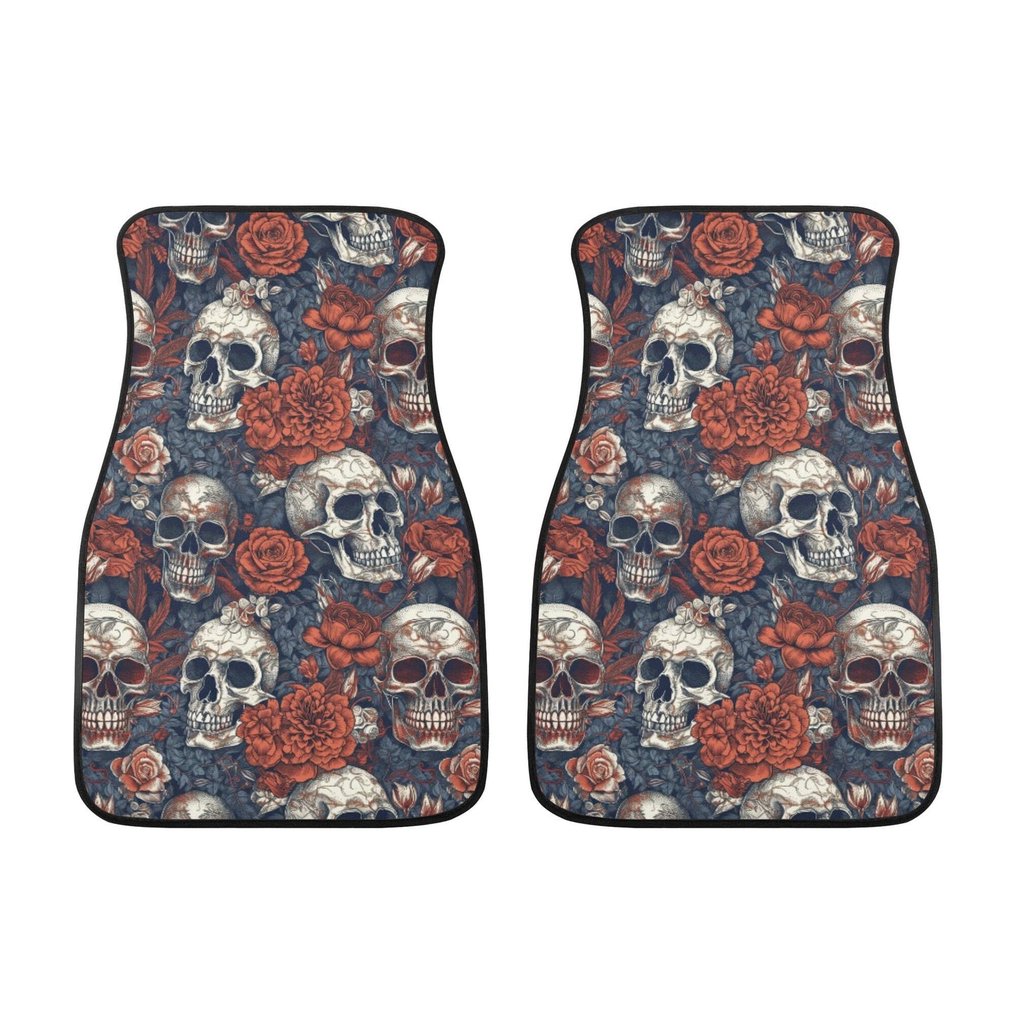 Hooded skull steering wheel, reaper skull car tool, motorcycle skull car floor mat, death with scythes truck seat cover, skull mats for car