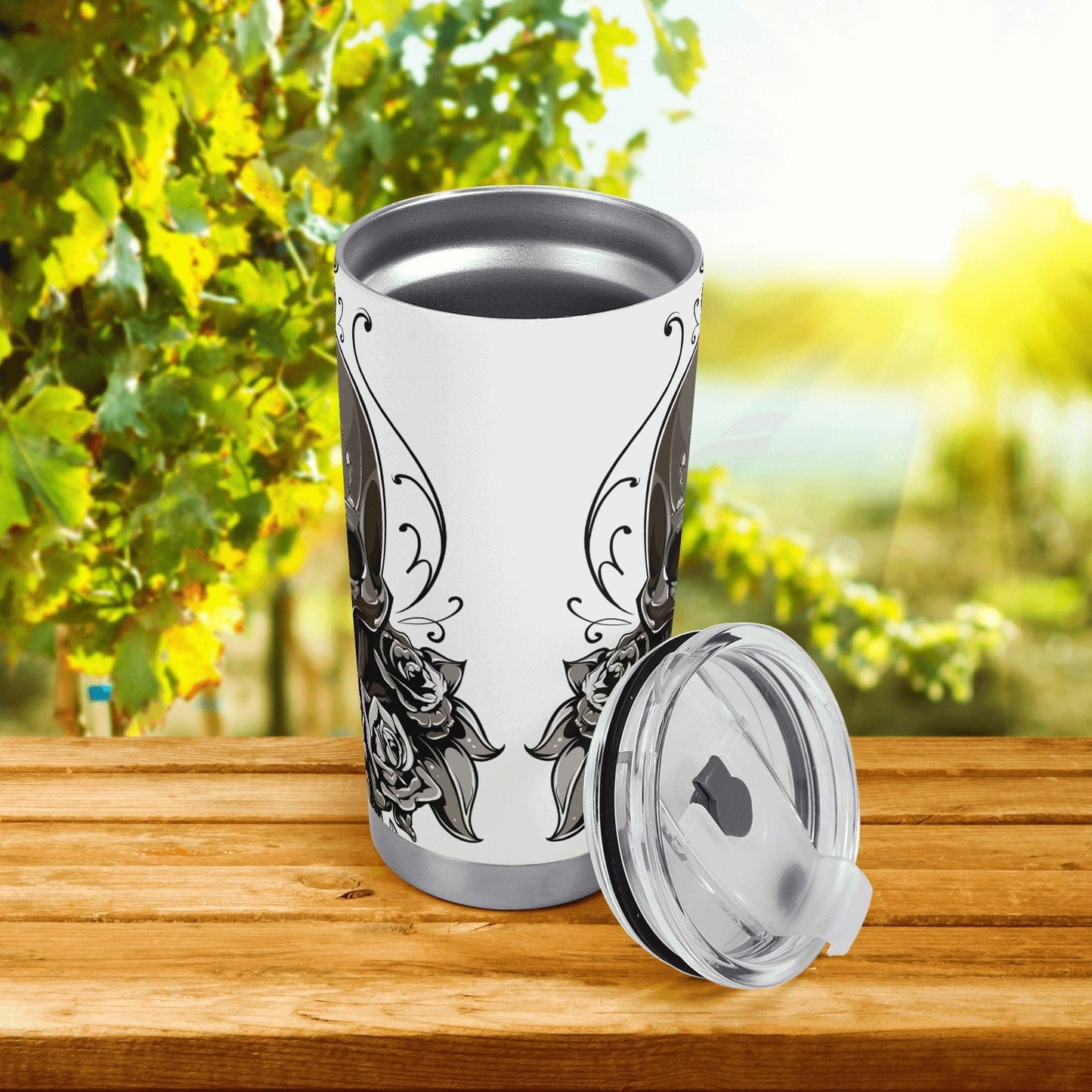 Halloween coffee mug, gothic skull jumbo Mug, horror tumblr, motorcycle skull tumbler cup mug, halloween tumbler cup mug, flaming skull tumb