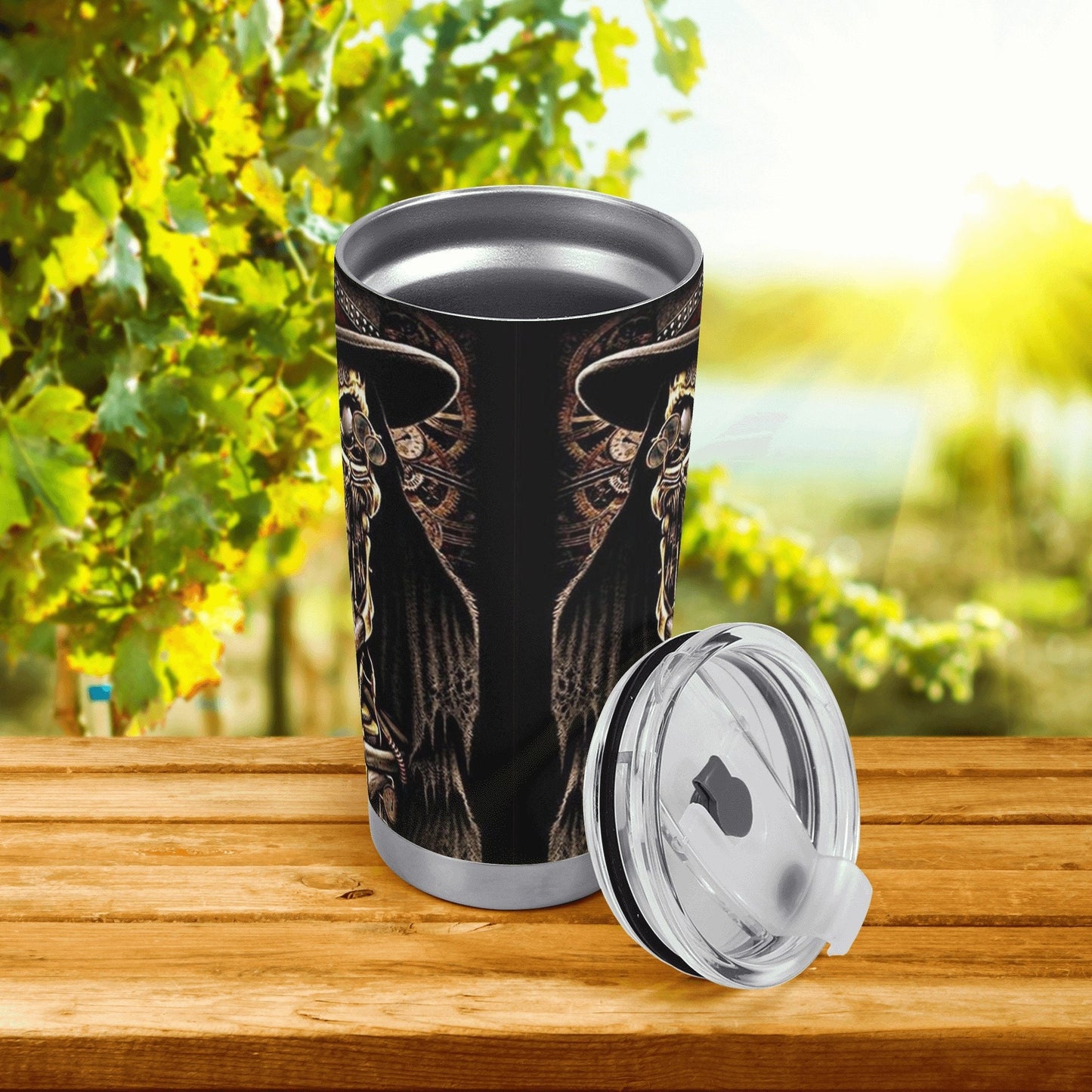 Death skull tumbler, flaming skull coffee mug, christmas skull cup, motorcycle skull coffee mug, flame skull tumbler, skull tumblr, grim rea