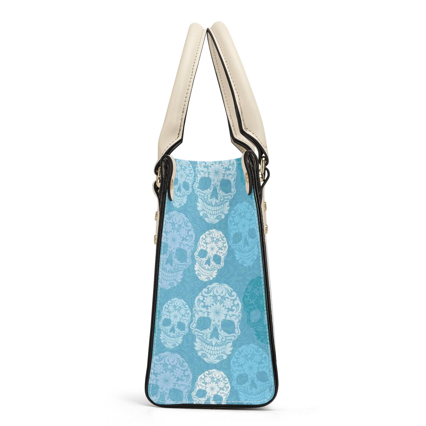 Day of the dead large tote bag, floral skull purse, mexico large tote bag, cinco de mayo skull messenger bag, sugar skull large tote bag, me
