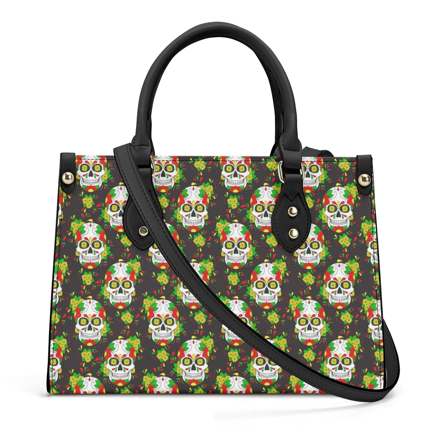 Sugar skull cosmetic bag, dia de los muertos skull travel bag, sugar skull travel bag, day of the dead women's purse, day of the dead handba