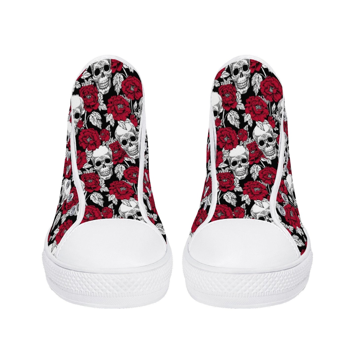 Biker skull causual shoes, hooded skull sneakers, flower skull shoes gift, death with scythes men sneakers, flower skull shoes for him, deat