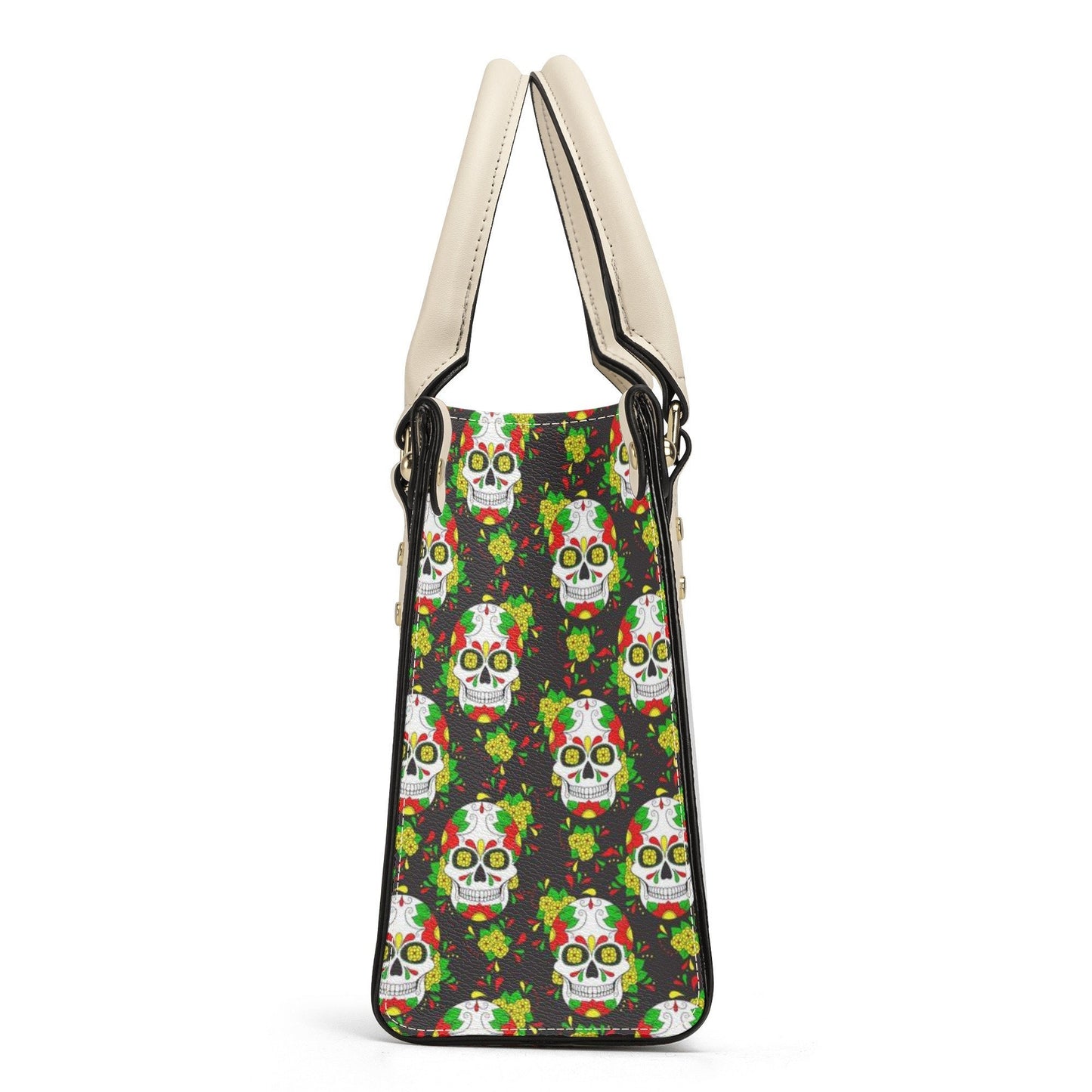 Sugar skull cosmetic bag, dia de los muertos skull travel bag, sugar skull travel bag, day of the dead women's purse, day of the dead handba
