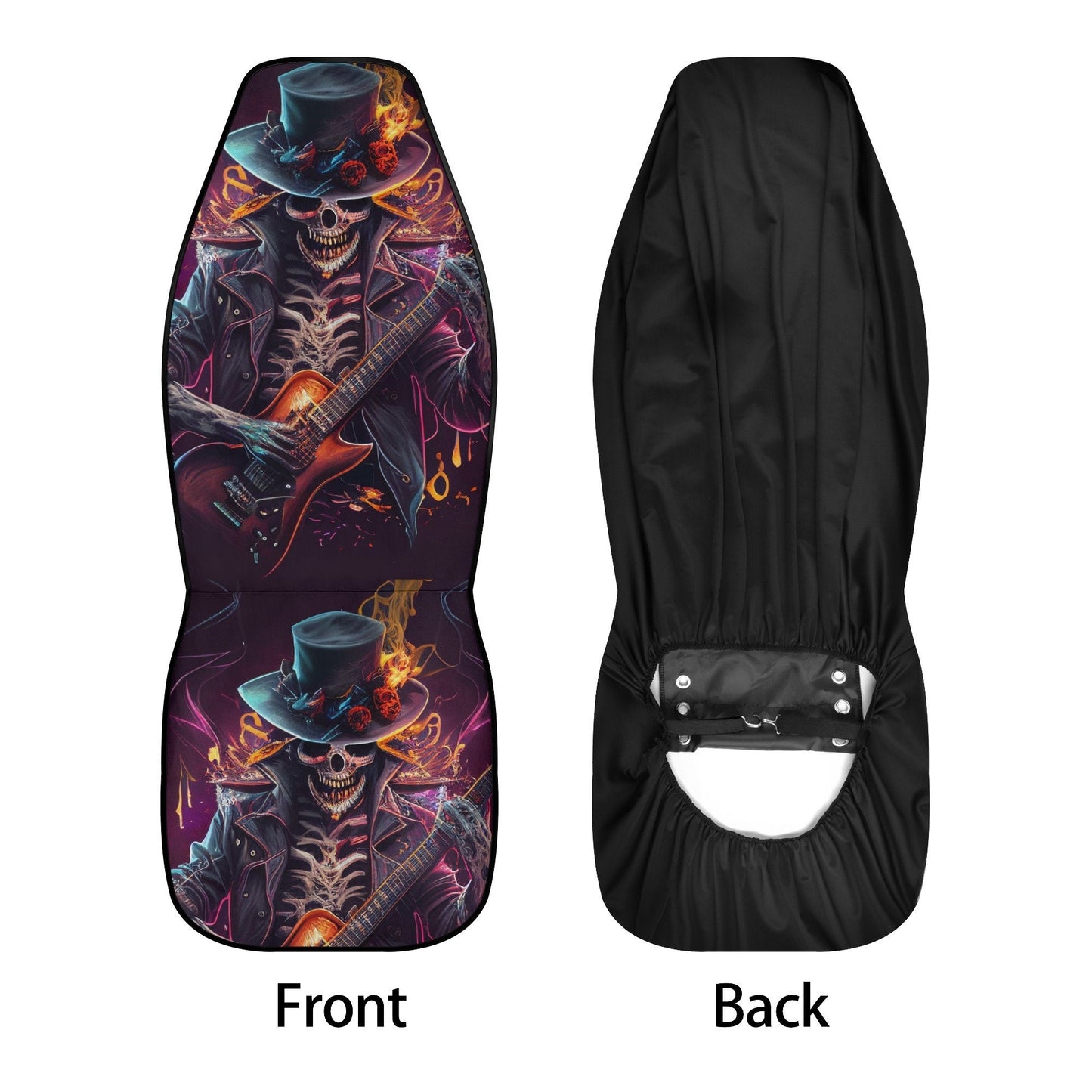 Evil rug for car, horror car seat cover full set, evil seat cover for vehicles, hooded skull car protector, flame skull car tool, flower sku