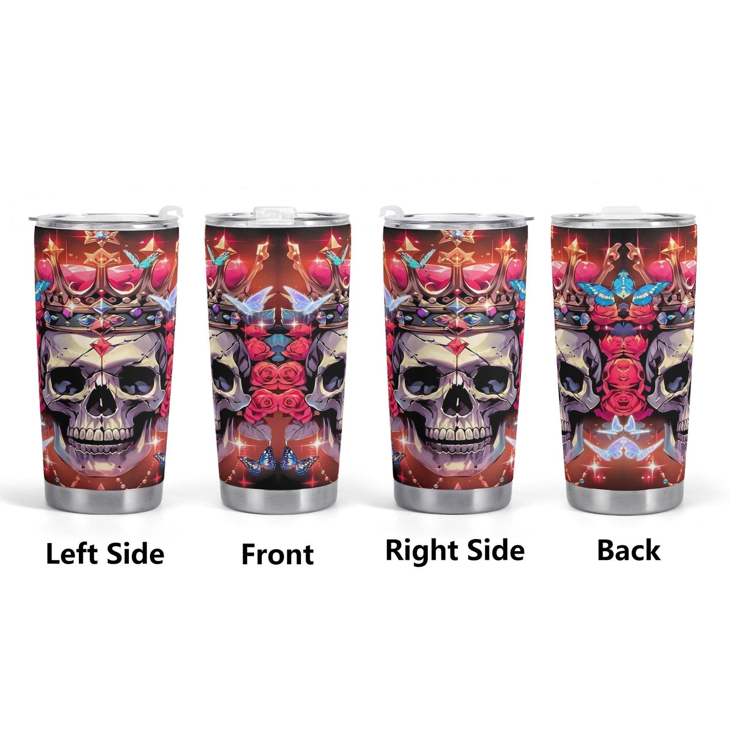 Spooky death travel mug, reaper skull cup, hooded skull travel mug, christmas skull jumbo Mug, dark horror tumbler cup mug, spooky death tum
