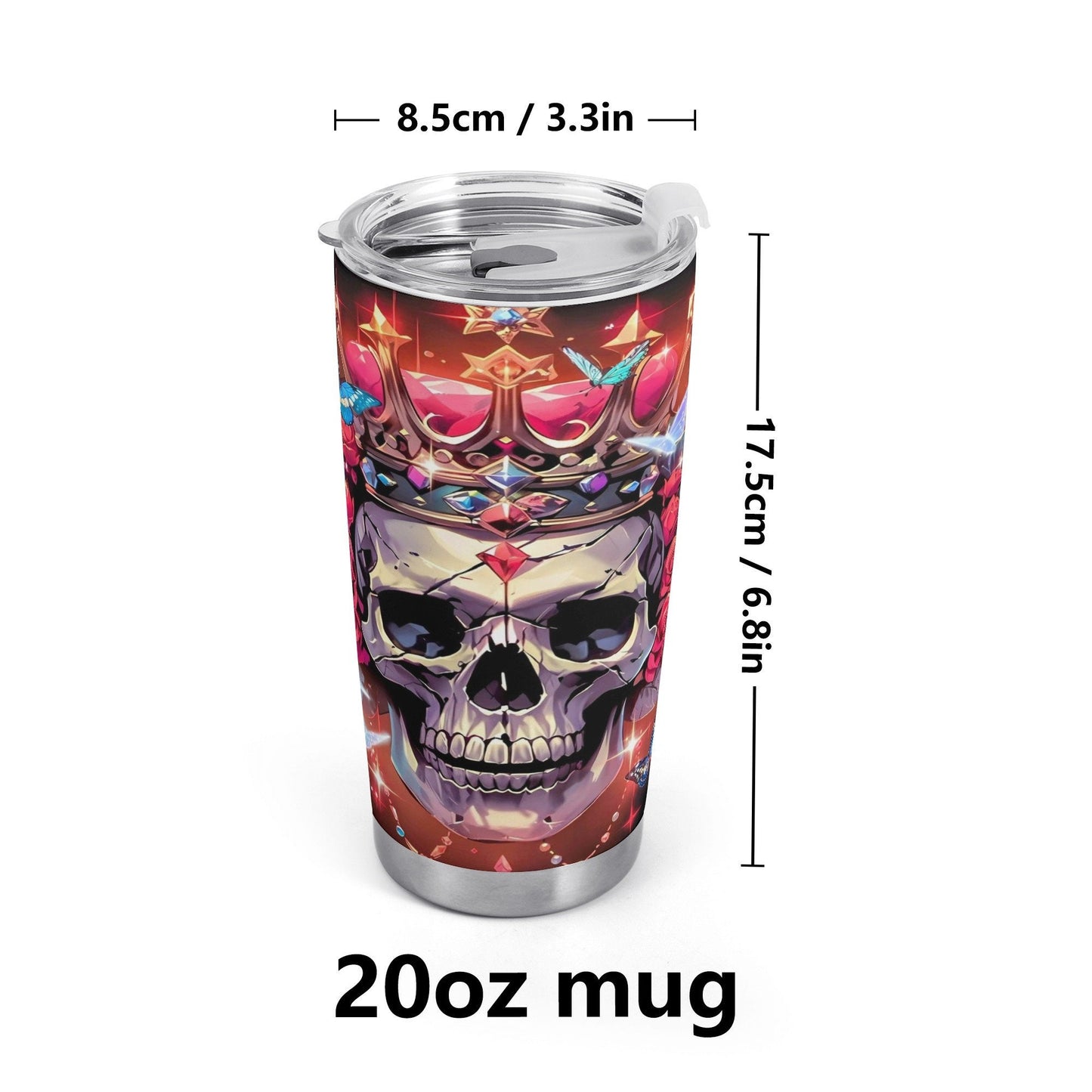 Spooky death travel mug, reaper skull cup, hooded skull travel mug, christmas skull jumbo Mug, dark horror tumbler cup mug, spooky death tum