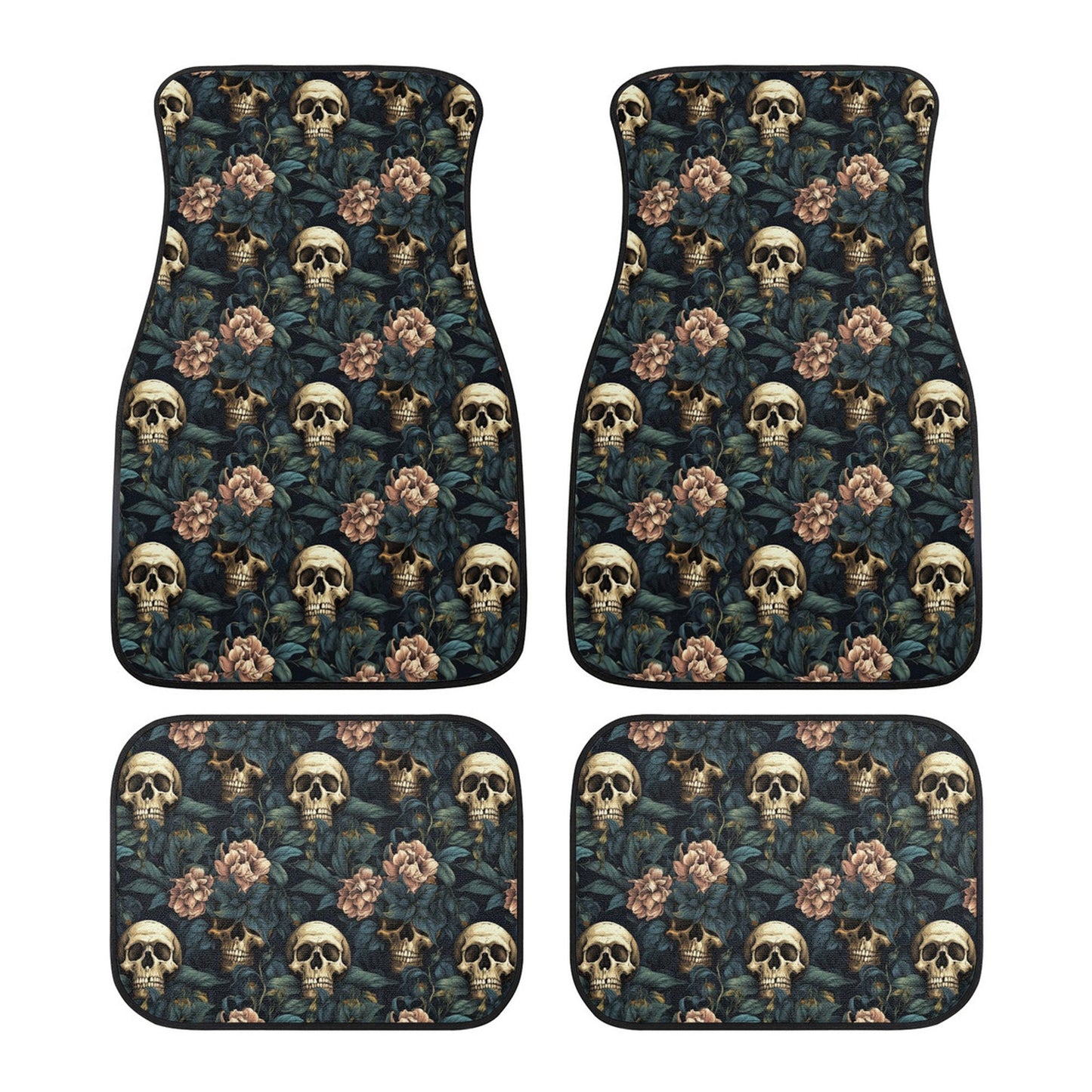 Halloween car handbrake covers, horror truck seat cover, goth car mat flooring, evil face car protector, evil seat cushion, devil ghost car
