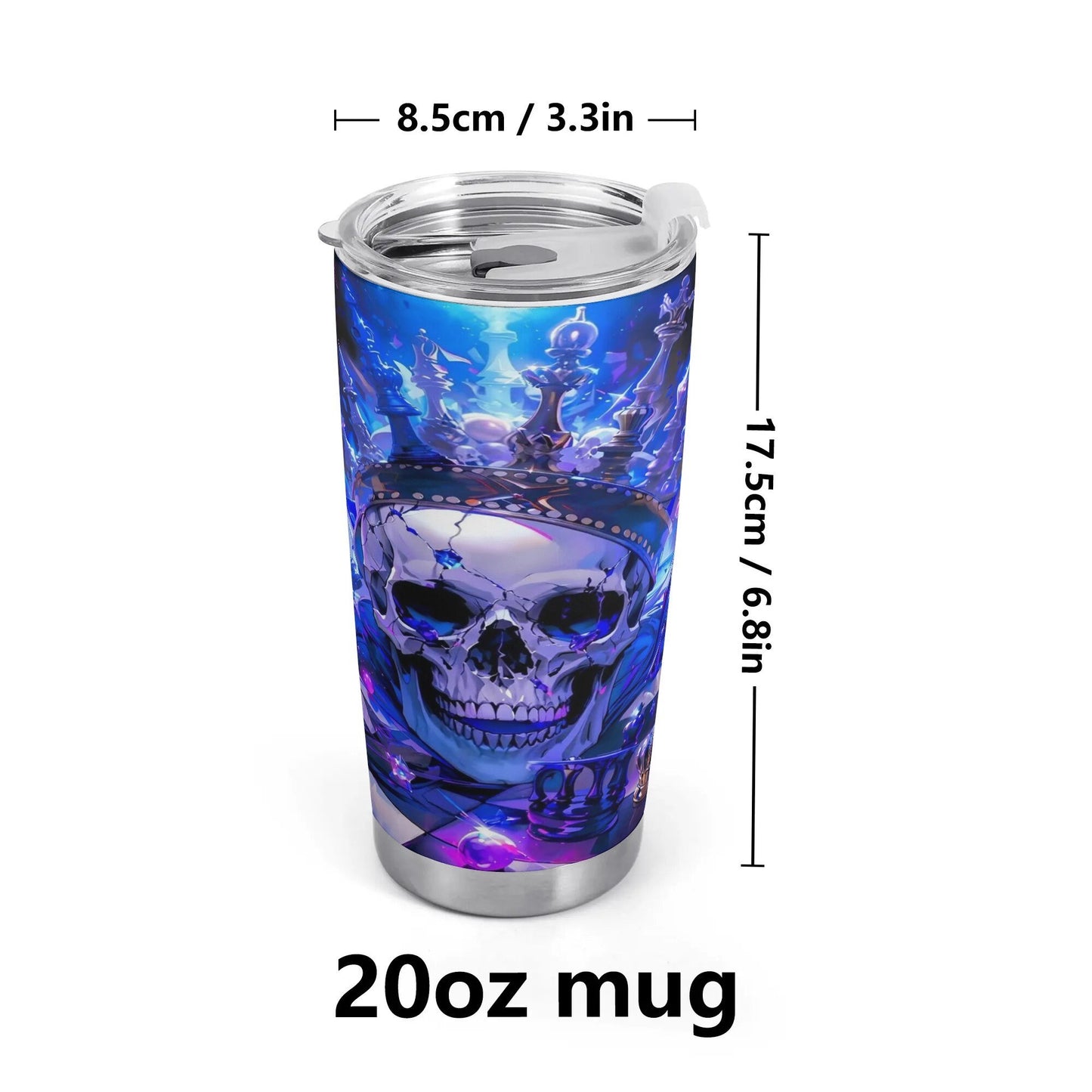 Skull King mug, floral skull tumbler, honor skull tumbler flaming skull jumbo Mug grim reaper coffee mug, ghost skull tumblr, gothic tumblr