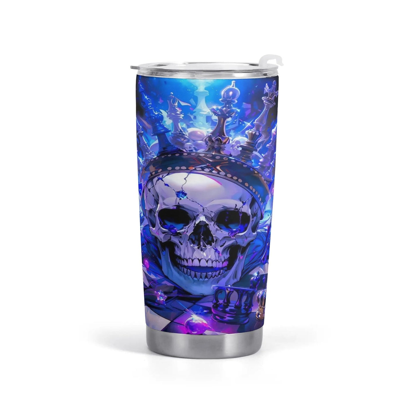 Skull King mug, floral skull tumbler, honor skull tumbler flaming skull jumbo Mug grim reaper coffee mug, ghost skull tumblr, gothic tumblr