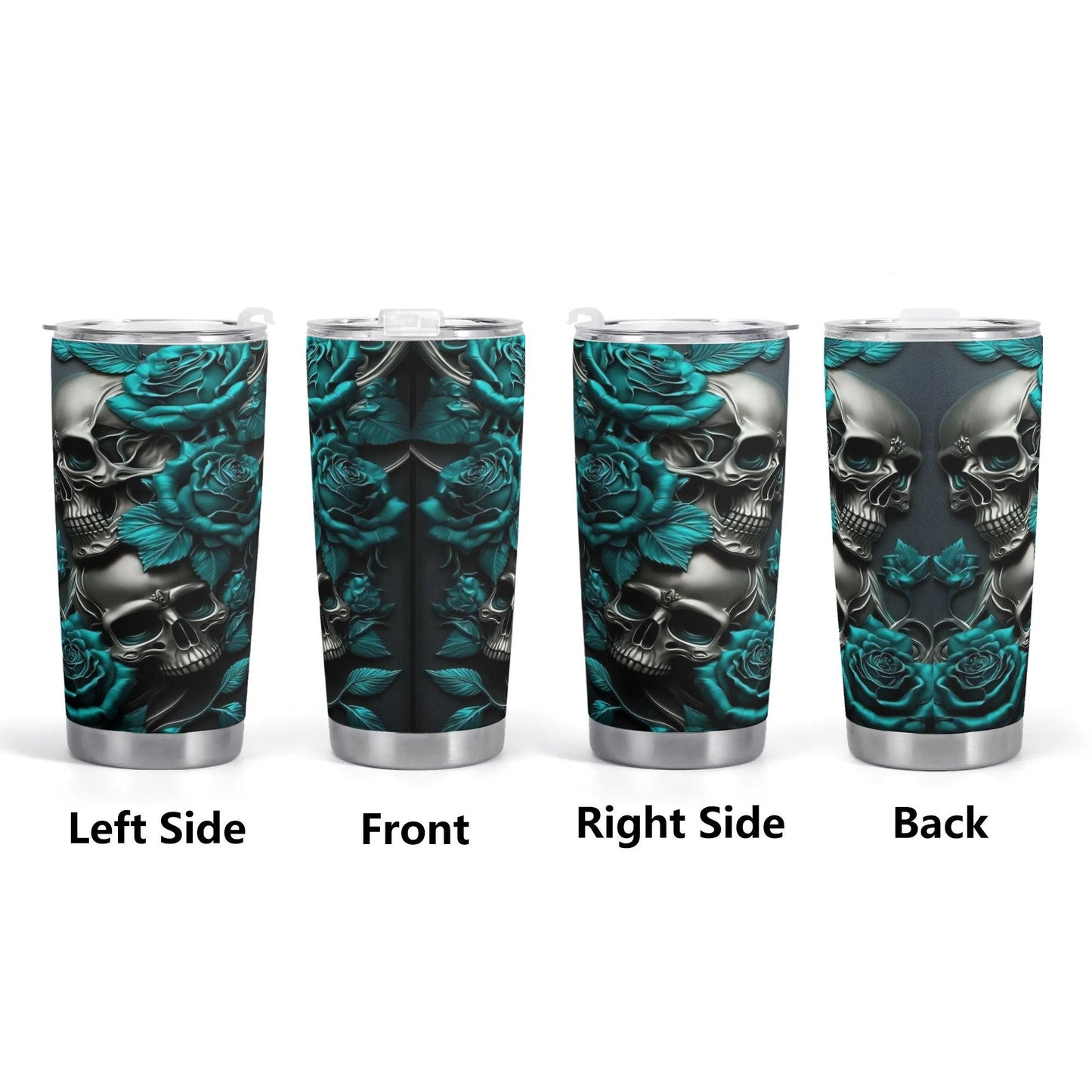 Devil ghost mug, gothic skull mug, skull with scythes tumbler, gothic skull coffee mug, skeleton tumblr, spooky death jumbo Mug, gothic skul