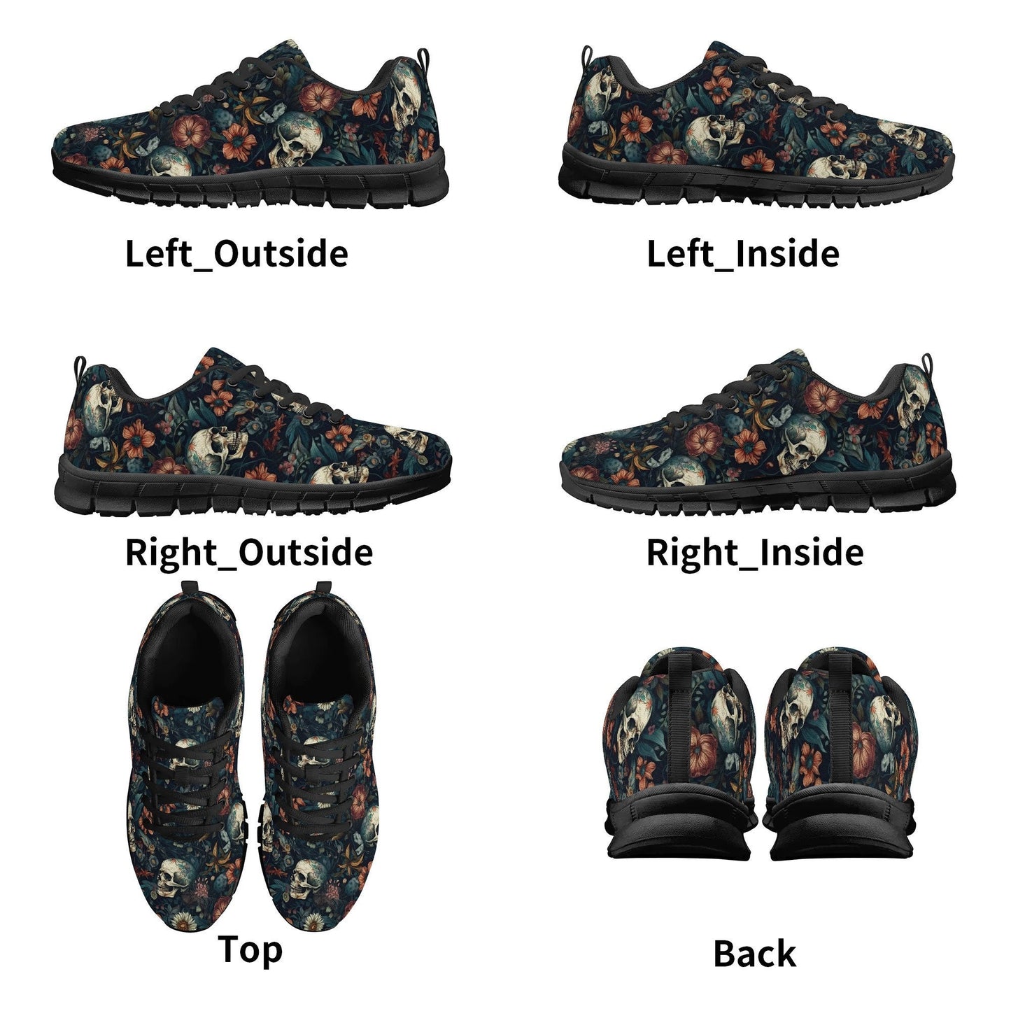 Reaper skull sneakers gift, skull sneakers gift, gothic skull canvas shoes, skeleton Slip on shoes, grim reaper canvas sneakers, motorcycle