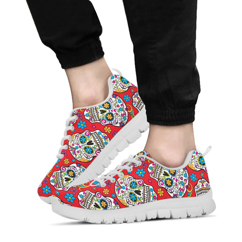 Sugar skull sneaker shoes