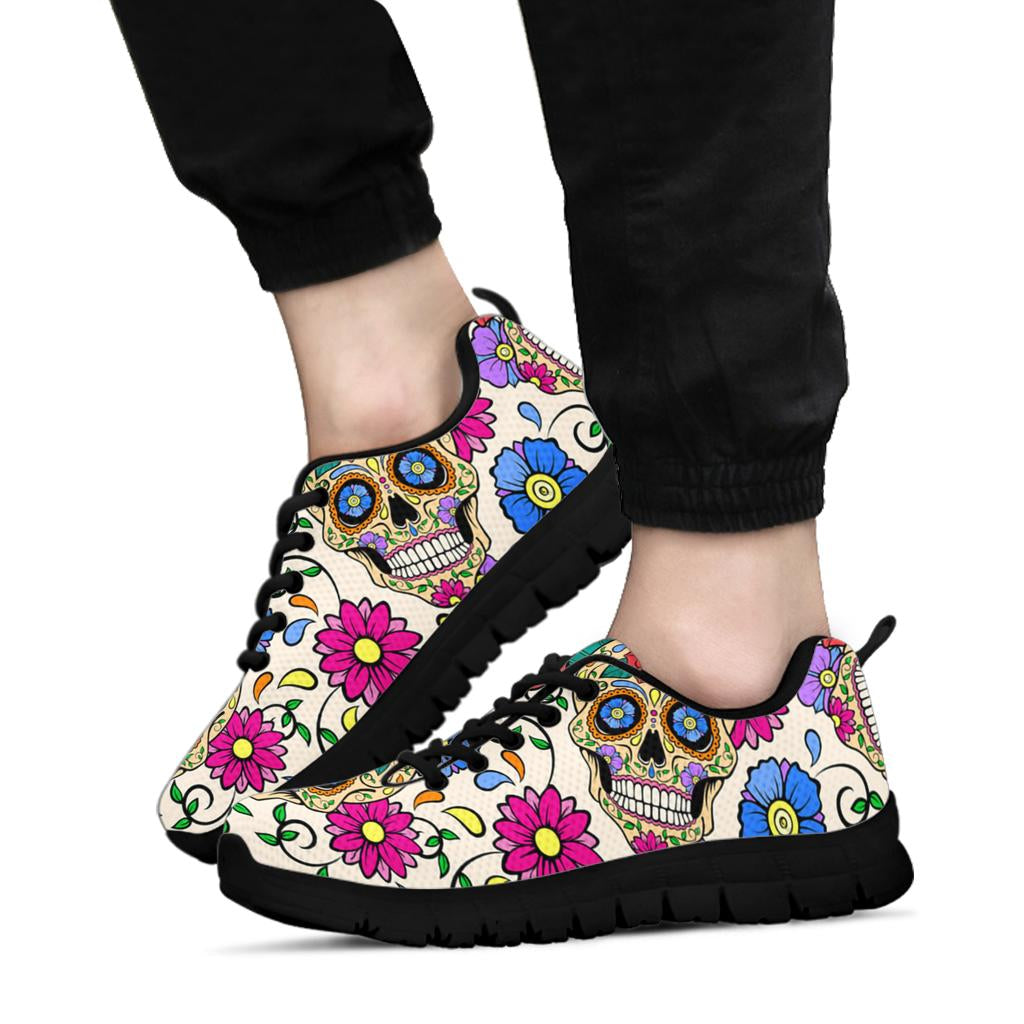 Sugar skull sneakers