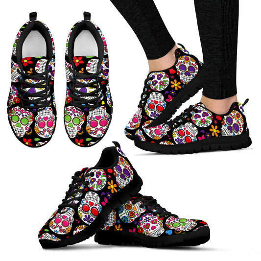 Women's sugar skulls sneakers