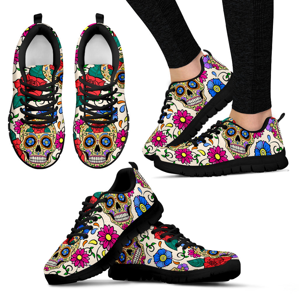 Sugar skull Sneakers for women