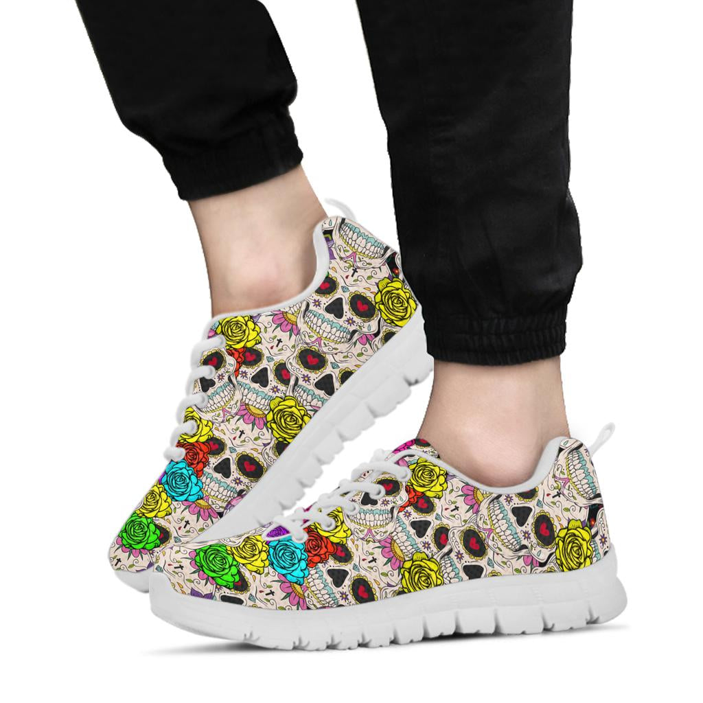 Sugar skull sneakers
