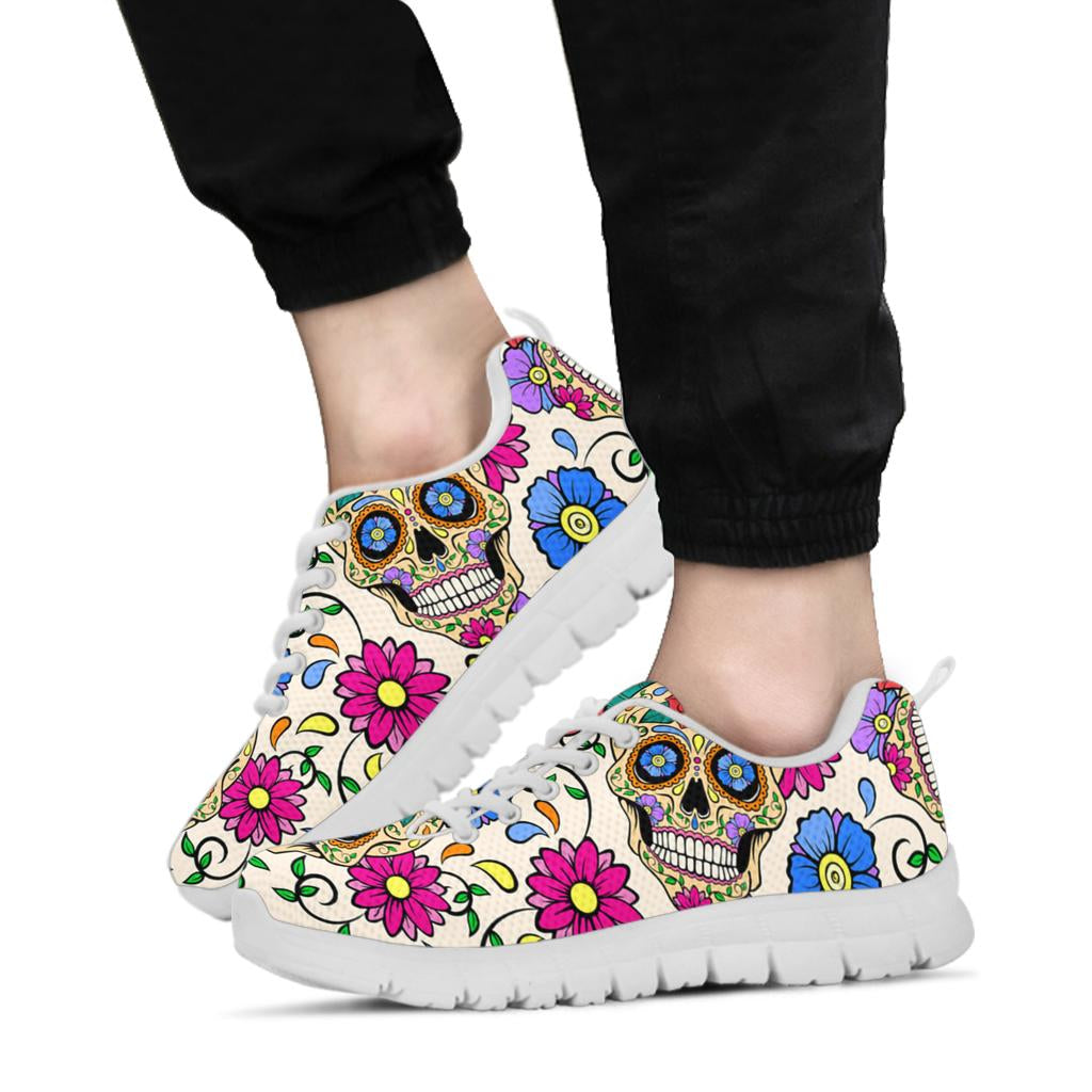 Sugar skull sneakers