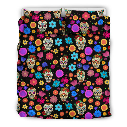 Sugar Skull Party Bedding Set