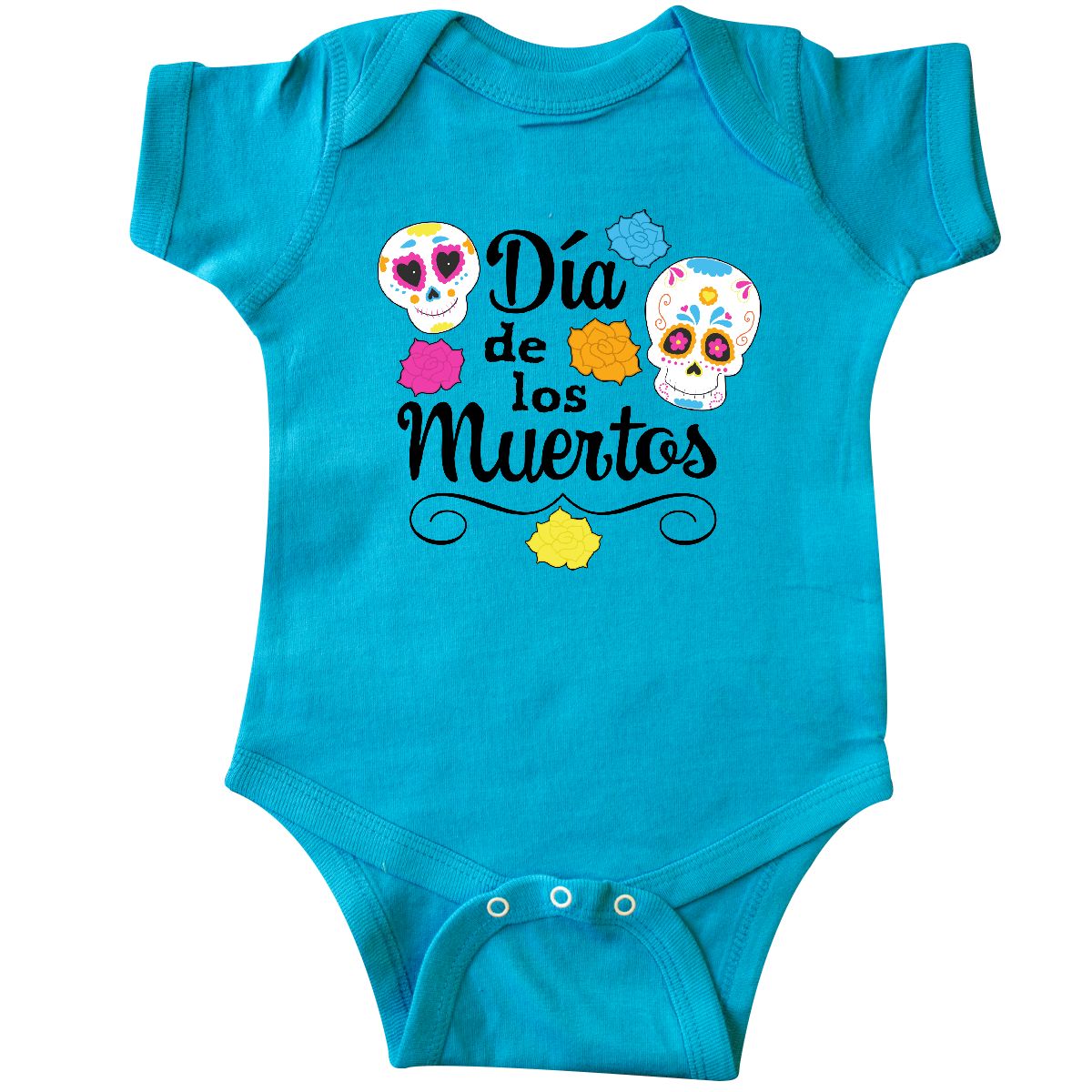 Día De Los Muertos- Day Of The Dead Sugar Skulls Infant Creeper Party