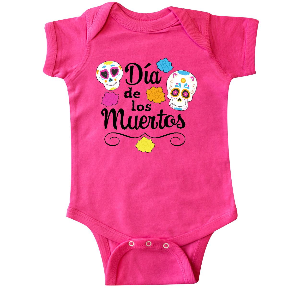 Día De Los Muertos- Day Of The Dead Sugar Skulls Infant Creeper Party