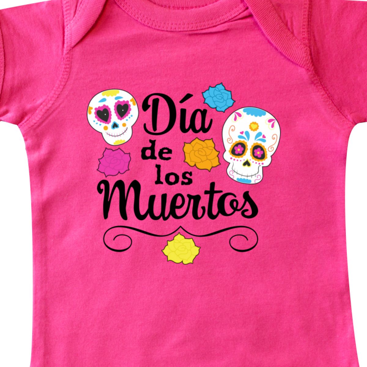 Día De Los Muertos- Day Of The Dead Sugar Skulls Infant Creeper Party