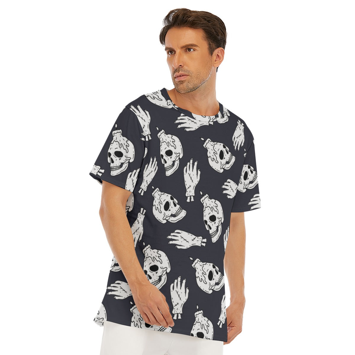 Halloween Ghost Men's O-Neck T-Shirt | 190GSM Cotton