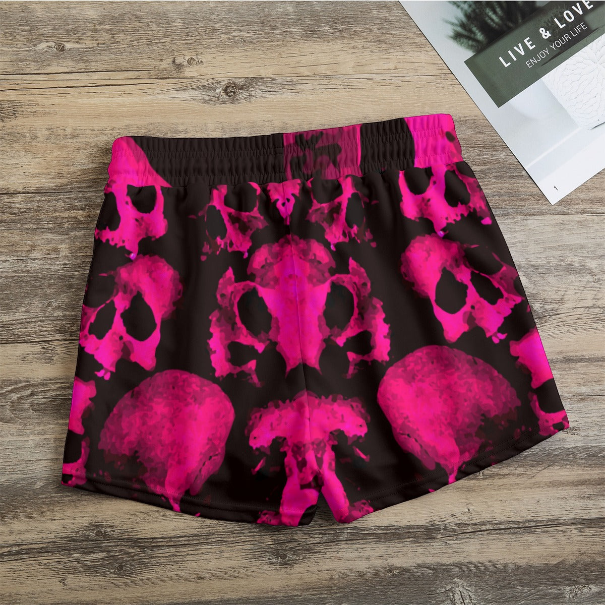 Halloween Evil Women's Casual Shorts Skeleton