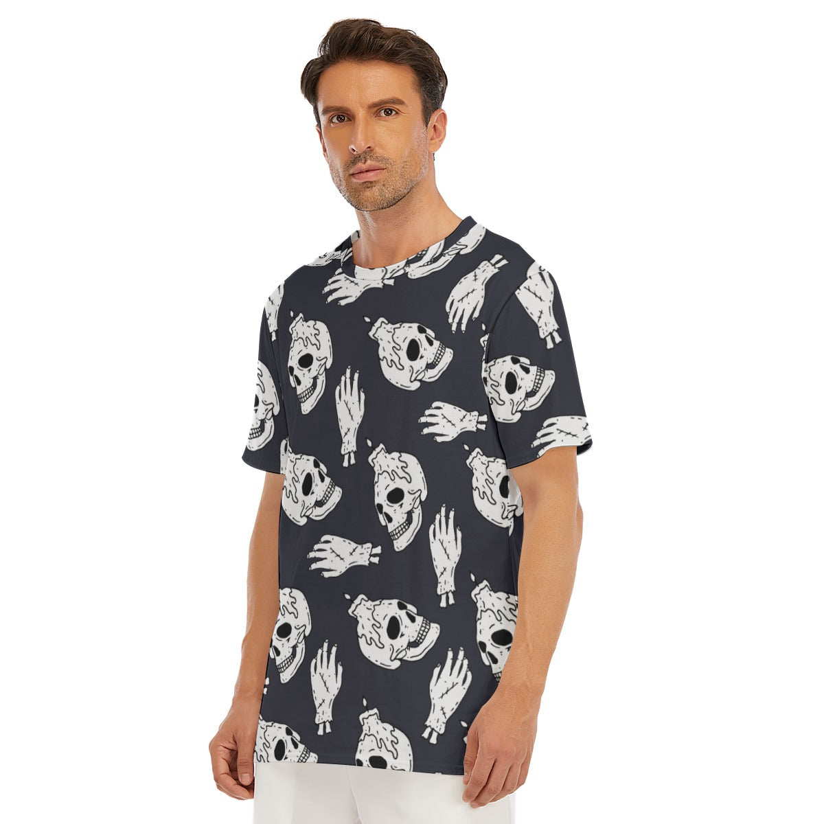 Halloween Ghost Men's O-Neck T-Shirt | 190GSM Cotton