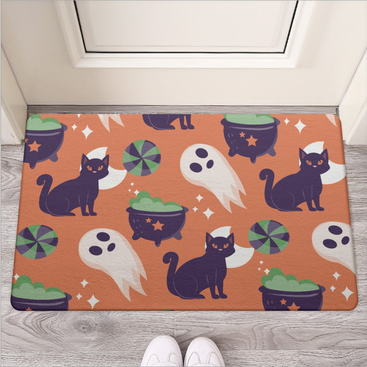 Halloween Calavera Gothic Door Mat | Rubber